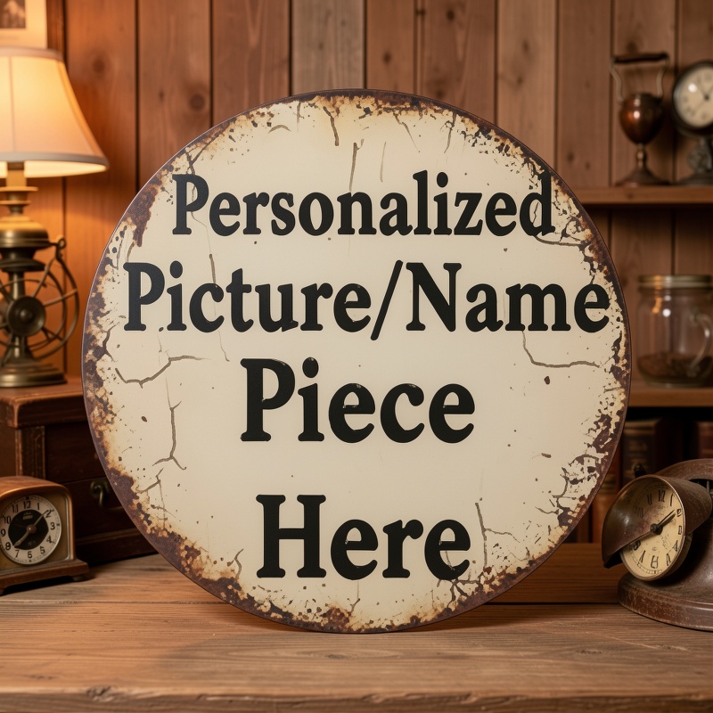 Personalisiertes Retro-Rundes  – Vintage Collectible Plates Bewertung und Preis