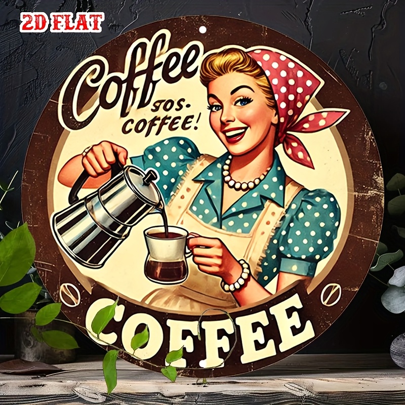 [2D Flat] 1 Stück Retro rundes – Vintage Collectible Plates Bewertung und Preis