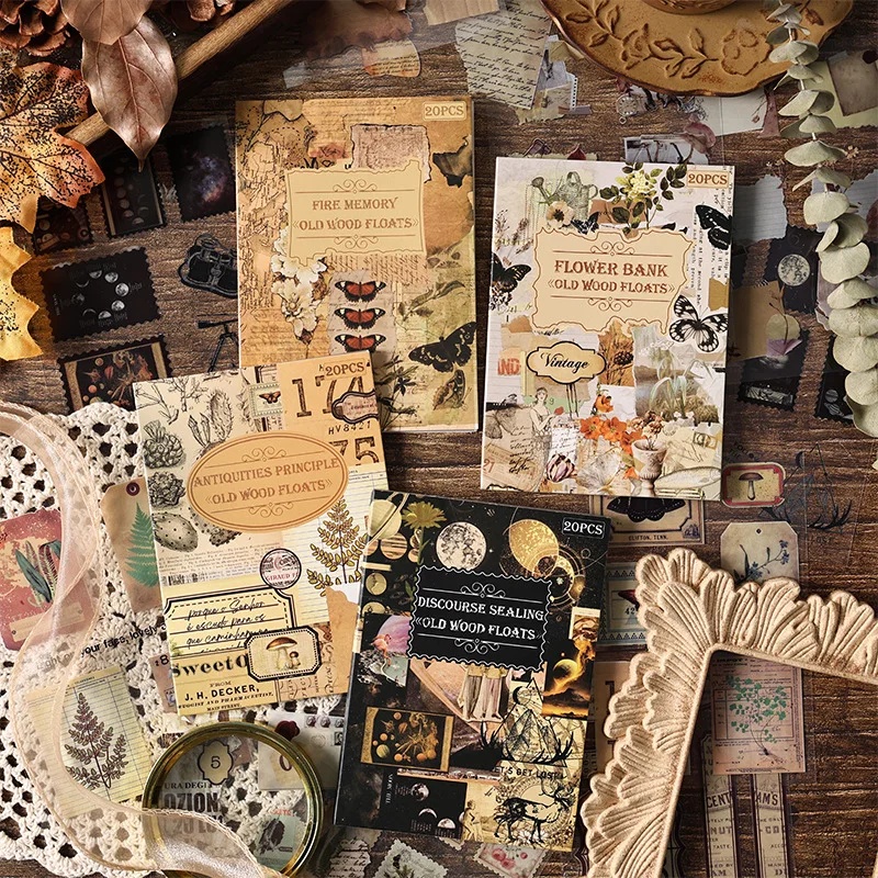 20 Blatt Vintage-Aufkleberbuch – Vintage Collectible Books Bewertung und Preis