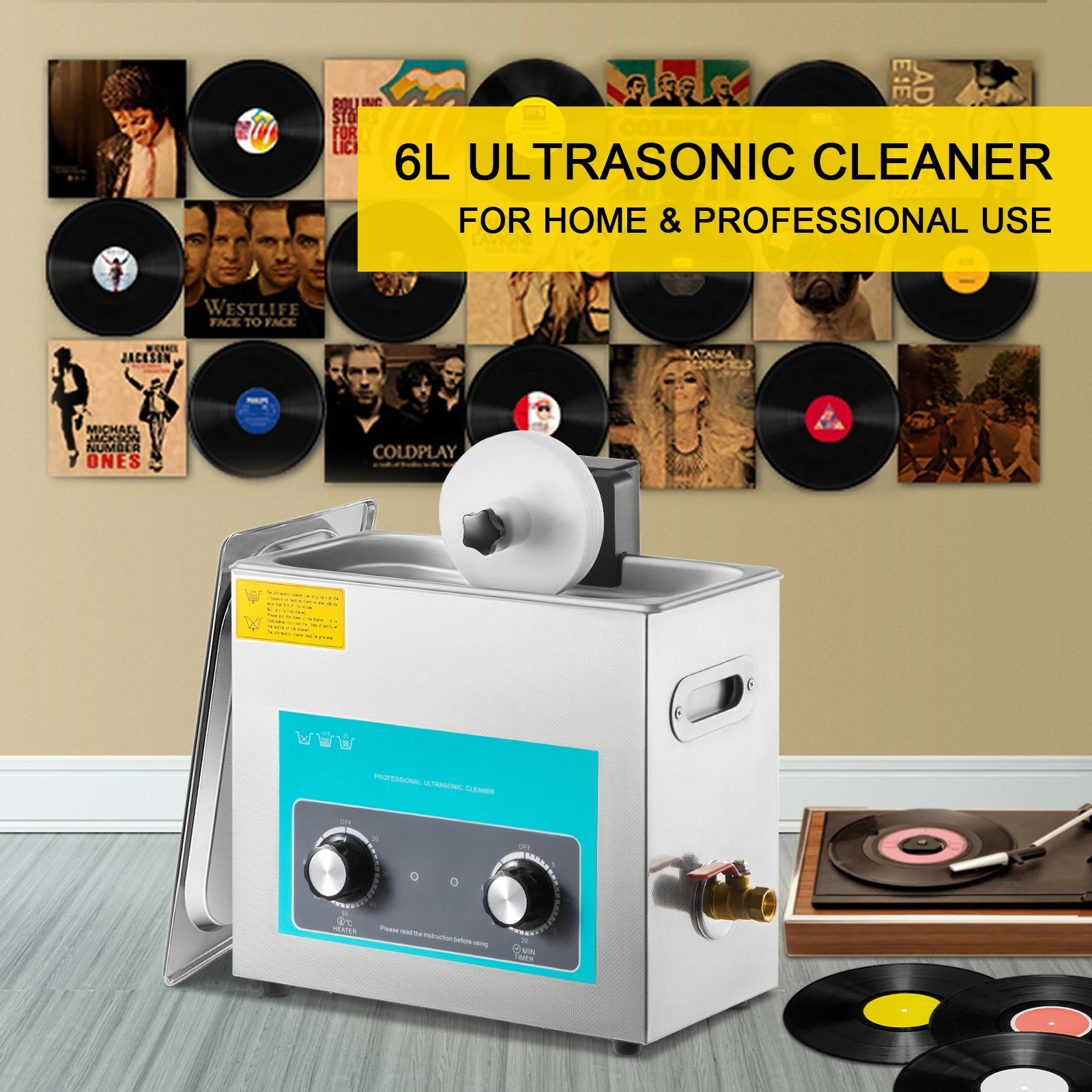 SIHAO 6L Ultraschall-Schallpla – Vinyl Record Cleaner Bewertung und Preis