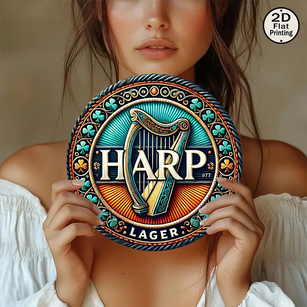 1 Stück 2D-Flachdruck, „Harp L – Vintage Collectible Plates Bewertung und Preis