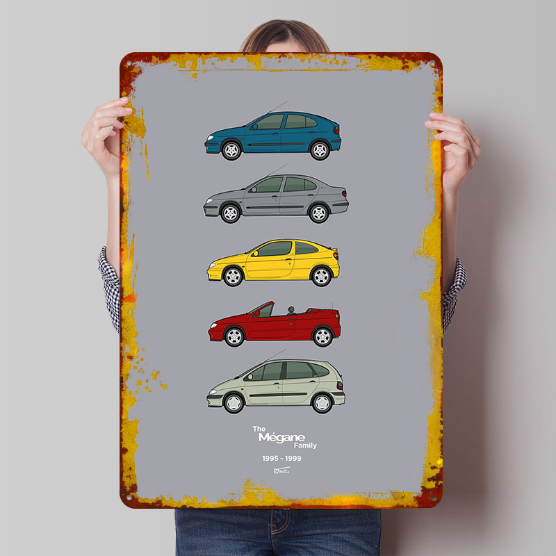 Sports Car Megane Collection 1 – Vintage Collectible Posters Bewertung und Preis