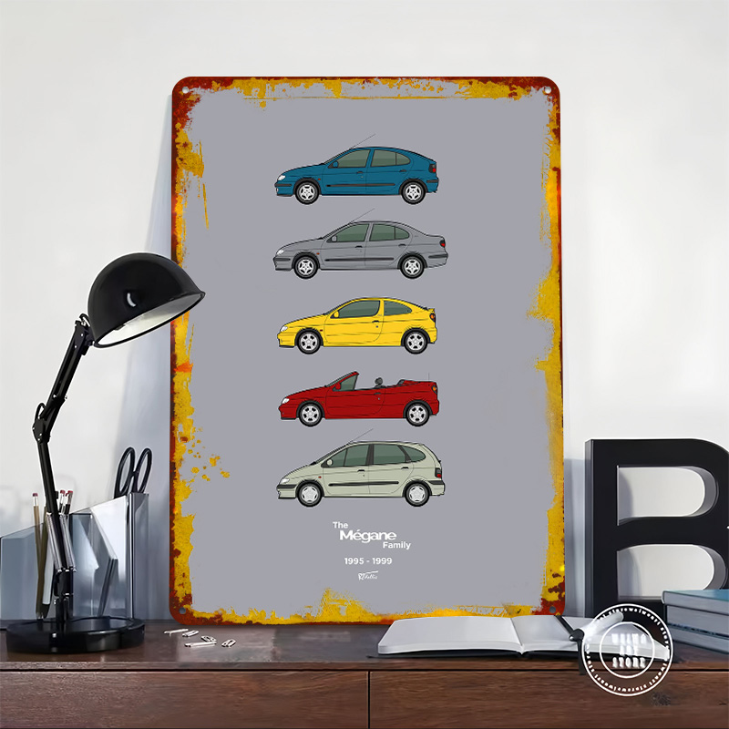 Sports Car Megane Collection 1 – Vintage Collectible Posters Bewertung und Preis