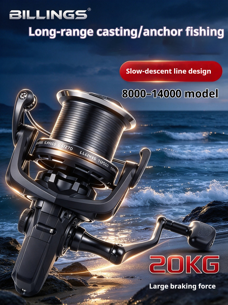 BILLINGS Spinnrolle 10000 Seri – Developing Tank Reel Bewertung und Preis
